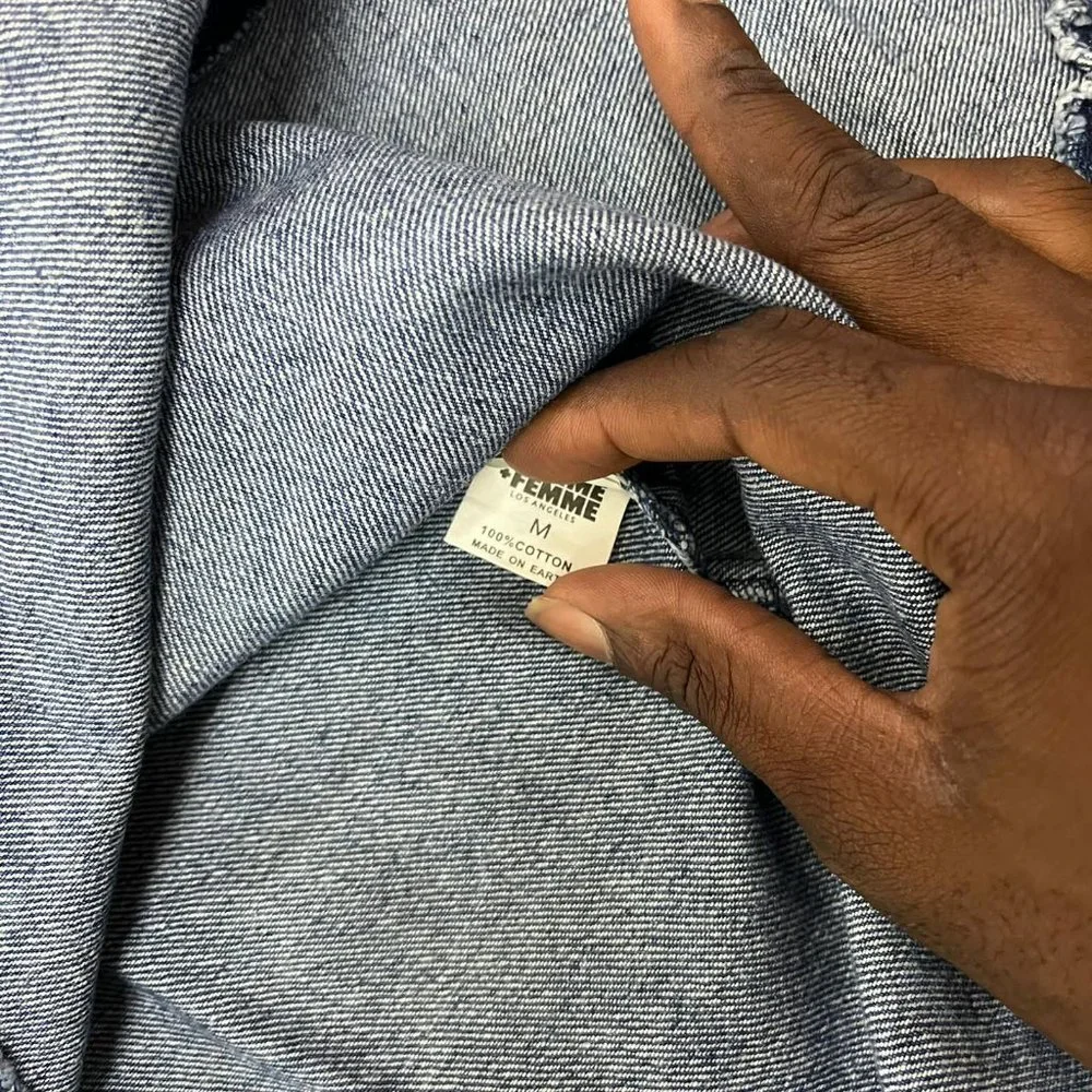 NWT Homme + Femme LA 1pc top - Picture 5 of 6